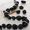 12 Pack: Black Jasper Potato Beads by Bead Landing™